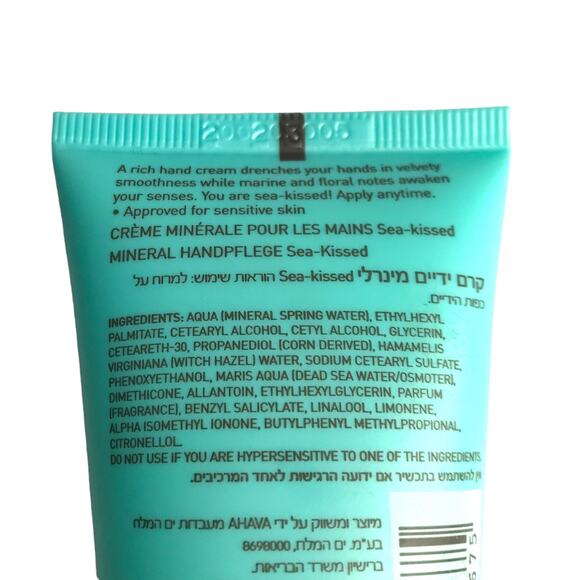 Ahava Deadsea Water Mineral Hand Cream Mini Travel Size 1.3oz Sea-Kissed NWOT - Picture 5 of 12